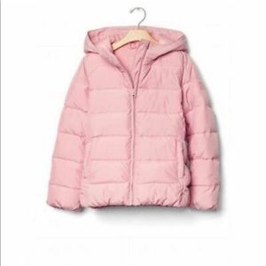 GAP pink primaloft puffer jacket